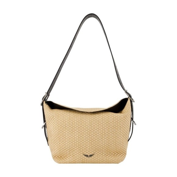 Zadig & Voltaire Jane Panier Shoulder Bag - Cotton - Beige - NWT - Picture 1 of 2